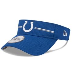 Мужские регулируемый козырек New Era Royal Indianapolis Colts 2023 для тренировочного лагеря НФЛ