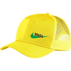 Мужская желтая кепка Nike Brazil National Team Classic99 Trucker Snapback