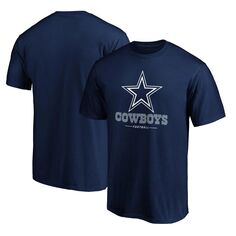 Мужская темно-синяя футболка с логотипом Fanatics Dallas Cowboys Team Lockup