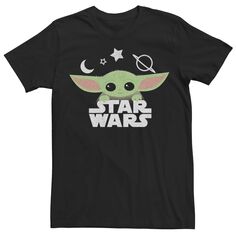 Мужская футболка с портретом ребенка со звездой «Звездных войн» Licensed Character