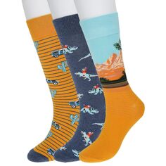 Мужские носки Sonoma Goods For Life, 3 пары необычных носков