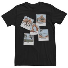 Мужская футболка с фотографиями природных пейзажей Generic