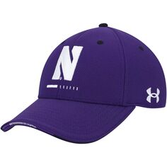 Мужская гибкая шляпа Under Armour фиолетового цвета Northwestern Wildcats Blitzing Accent Performance