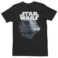 Мужская футболка со звездой Смерти и логотипом «Звездные войны» Star Wars