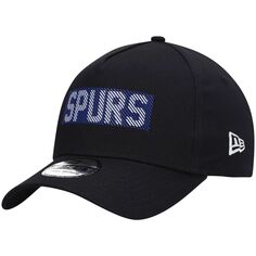 Мужская кепка New Era Black Tottenham Hotspur HD с логотипом А-образной формы 39THIRTY Flex Hat
