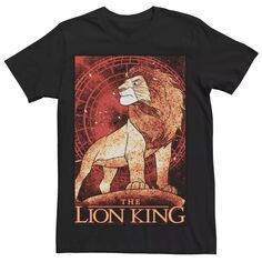 Мужская футболка с плакатом «Король Лев Симба» Disney
