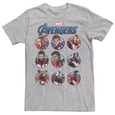Мужская футболка Marvel Avengers Heroic Group