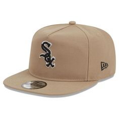 Мужская регулируемая кепка для гольфиста New Era цвета хаки Chicago White Sox