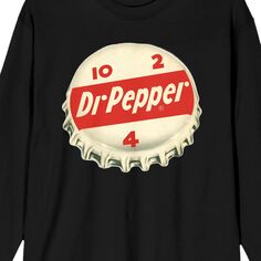 Мужская футболка с рисунком в виде крышки от бутылки Dr. Pepper Licensed Character