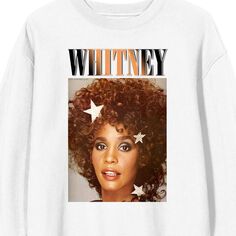 Мужская футболка с графическим рисунком Whitney Houston Licensed Character