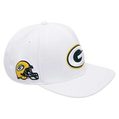 Мужская кепка Snapback с логотипом Pro Standard White Green Bay Packers Logo II