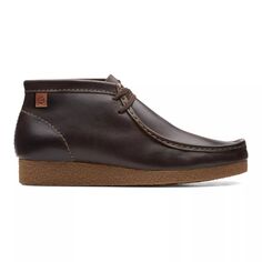 Мужские кожаные ботинки чукка Clarks Shacre