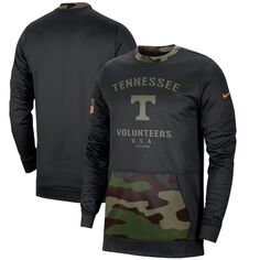 Мужской пуловер Nike Tennessee Volunteers Black/Camo с камуфляжным принтом в стиле милитари