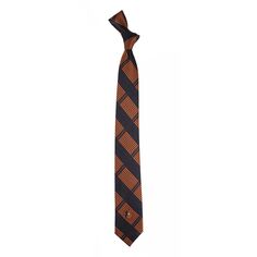 Мужской узкий галстук в клетку Baltimore Orioles