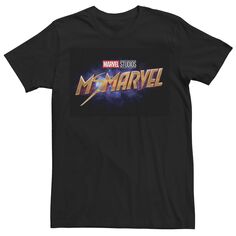 Мужская футболка с текстовым логотипом Marvel Studios Ms Marvel