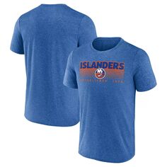 Мужская футболка с логотипом Fanatics Royal New York Islanders Prodigy Performance
