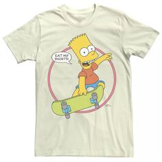 Мужские Симпсоны Барт Симпсон Съешь мои шорты! тройник Licensed Character