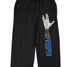 Мужские длинные брюки для сна Star Trek Spock Hand Live Licensed Character