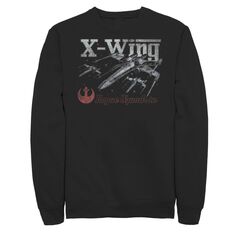 Мужской свитшот с портретом Star Wars X-Wing Rogue Squadron