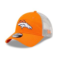 Мужская кепка New Era Orange/Natural Denver Broncos Loyal 9TWENTY Trucker Snapback