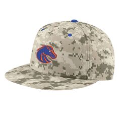 Мужская приталенная бейсболка Nike Camo Boise State Broncos Aero True Baseball Performance