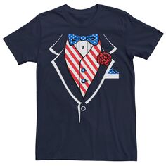 Мужская футболка-смокинг в патриотическом стиле Licensed Character