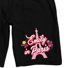Мужские шорты для сна Emily in Paris с логотипом Эйфелевой башни Licensed Character