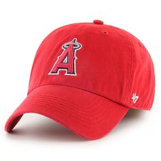 Мужская красная приталенная шляпа с логотипом франшизы Los Angeles Angels &apos;47