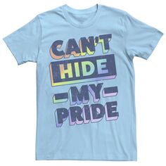 Мужская футболка Pride с радужной надписью Licensed Character