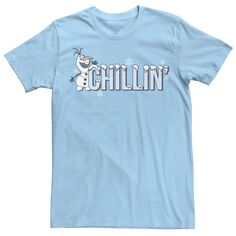 Мужская футболка с надписью Disney Frozen Olaf Chillin&apos; Snowfall