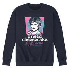 Мужской золотой свитшот Girls Need Cheesecake Licensed Character