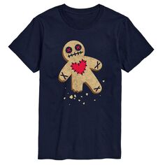 Мужская футболка с изображением куклы вуду и печеньем Licensed Character