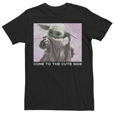 Мужская футболка с милым фото сбоку «Звездные войны Мандалорец» Licensed Character