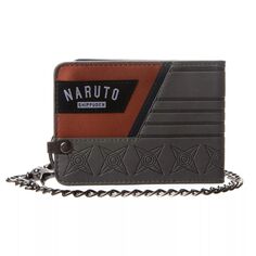 Мужской кошелек двойного сложения с цепочкой Naruto Licensed Character
