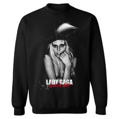 Мужской черный свитшот Lady Gaga Bloody Mary Licensed Character