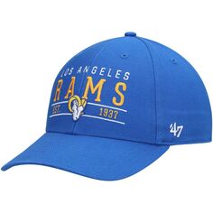 Мужская регулируемая кепка Royal Los Angeles Rams Centerline MVP &apos;47