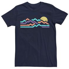 Мужская разноцветная футболка Mountain Range Generic