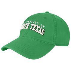Мужская регулируемая шляпа Legacy Athletic Kelly Green North Texas Mean Green The Noble Arch