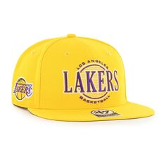 Мужская желтая кепка &apos;47 Los Angeles Lakers High Post Captain Snapback