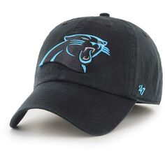 Мужская приталенная шляпа с логотипом франшизы Black Carolina Panthers &apos;47