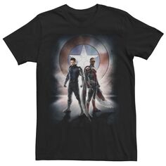 Мужская футболка с плакатом «Сокол и Зимний солдат» Marvel Licensed Character