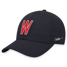 Мужская регулируемая шапка Nike Navy Washington Senators Cooperstown Collection Heritage86