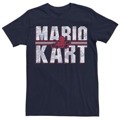 Мужская футболка с надписью Nintendo Kart Licensed Character