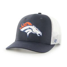 Мужская кепка темно-синего/белого цвета Denver Broncos Trophy Trucker Flex &apos;47