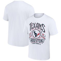 Мужская винтажная футбольная футболка NFL x Darius Rucker от Fanatics White Houston Texans