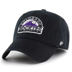 Мужская приталенная шляпа &apos;47 Black Colorado Rockies Cooperstown Collection Franchise