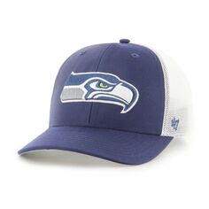 Мужская шляпа темно-синего/белого цвета College Seahawks Trophy Trucker Flex 2047 года