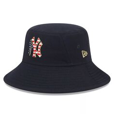 Мужская панама New Era Navy New York Yankees 2023 Четвертое июля