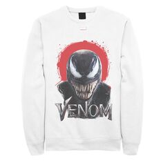 Мужской флисовый пуловер с рисунком Marvel Venom Red Splatter Halo