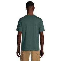 Мужская футболка Land&apos;s End Super-T с коротким рукавом и карманом Lands&apos; End
